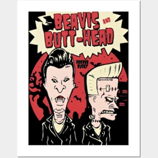 Beavis and Butt-Head, vampire edition Posters and Art